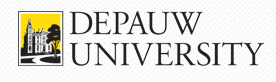 DePauw University logo